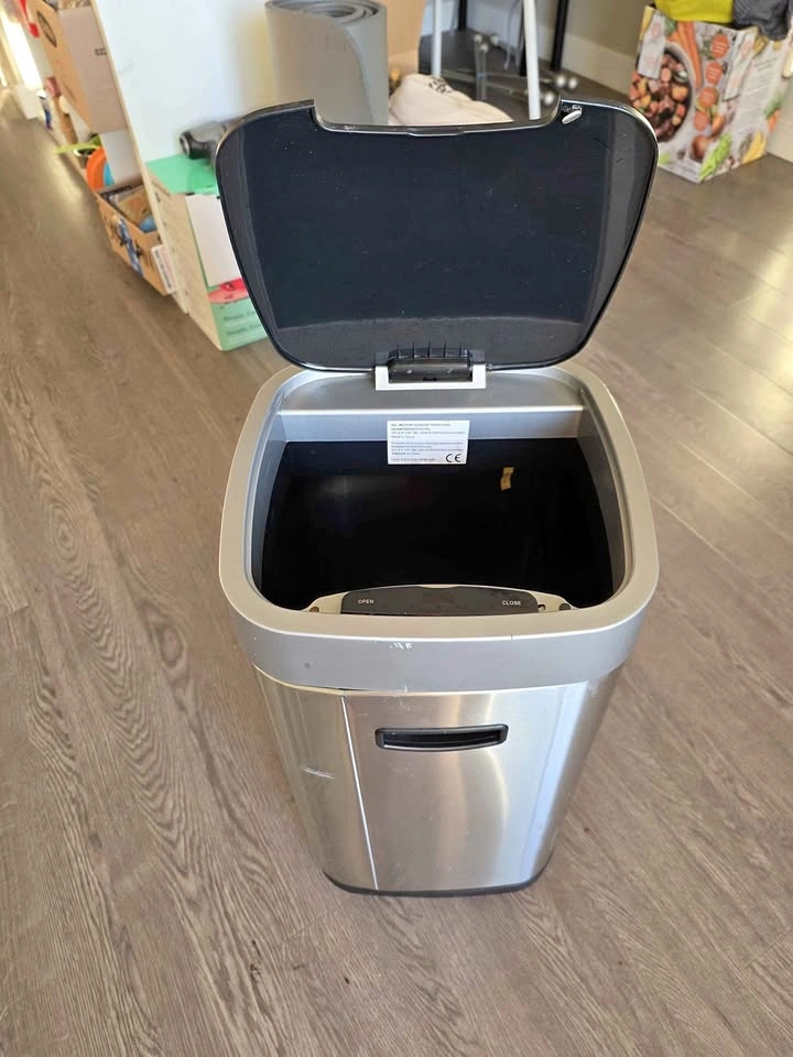 HDX 40L Motion Sensor Stainless Steel Trash Can