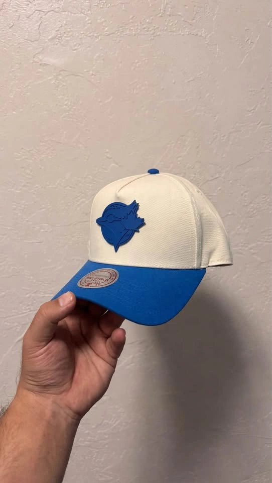 Blue Jays 40th Season Cream/Blue Rubber Logo - Mitchell & Ness - photo 2