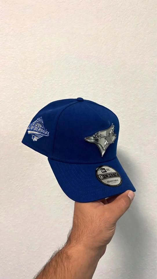 Blue Jays Royal Blue Silver Chrome WS Patch 9FORTY - BNWT