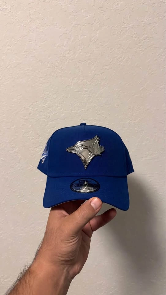 Blue Jays Royal Blue Silver Chrome WS Patch 9FORTY - BNWT - photo 2