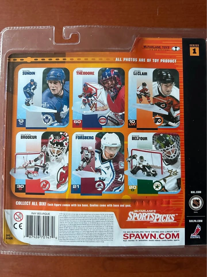 McFarlane's Sportspicks Ray Bourque Colorado Avalanche Series 1 - photo 2