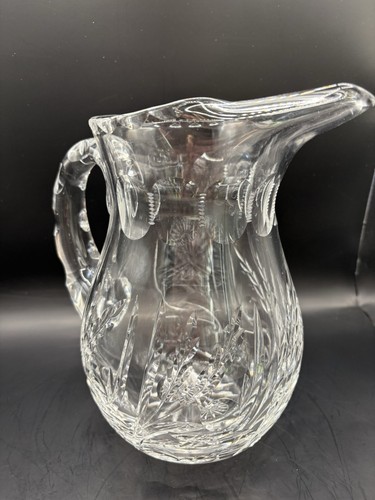 Vintage American Brilliant Period Lead Crystal Pitcher 7.5” - photo 3