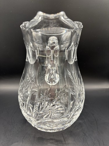 Vintage American Brilliant Period Lead Crystal Pitcher 7.5” - photo 4
