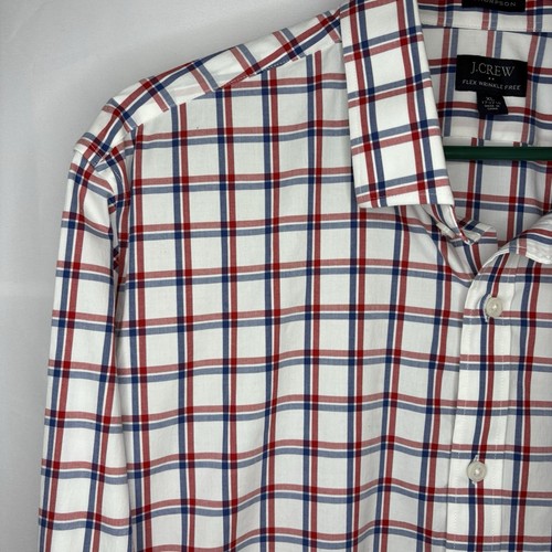 Vintage Men’s J. Crew Wrinkle Free Striped Shirt XL - photo 2