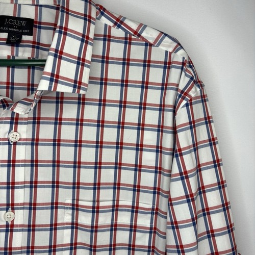 Vintage Men’s J. Crew Wrinkle Free Striped Shirt XL - photo 3