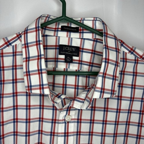 Vintage Men’s J. Crew Wrinkle Free Striped Shirt XL - photo 4