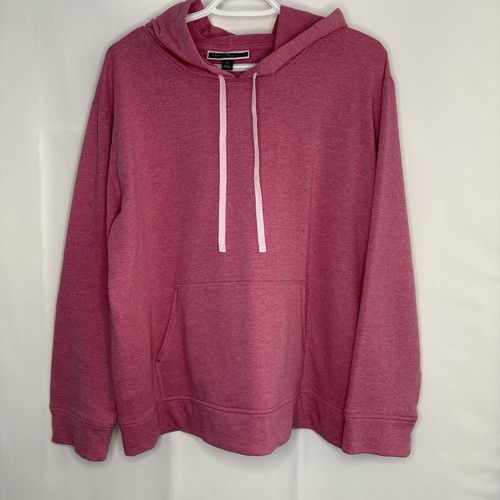 Karen Scott Sport Women’s Pink Drawstring Hoodie Size XL