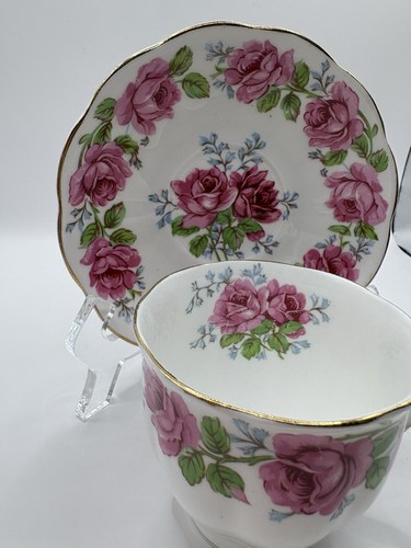 Vintage QUEEN ANN Bone China Teacup & Saucer, Lady Alexander Ros - photo 4