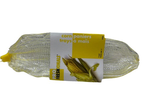 NWT ProFRESHionals Corn-Shaped Corn on the Cob 4 Piece Trays - photo 2