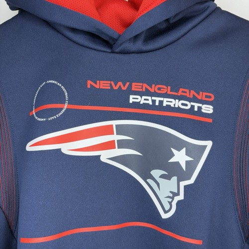Youth Nike Navy New England Patriots Performance Hoodie 10-12 - photo 2