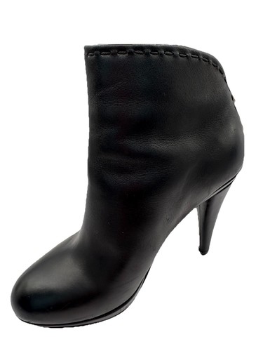 True Religion Beatriz Genuine Leather Black Ankle Bootie 4” Heel - photo 5
