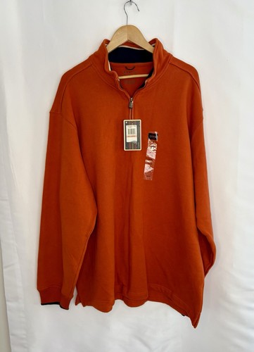 NWD Men’s Arrow Burnt Orange 1/4 Zip Knit Pullover 3XL