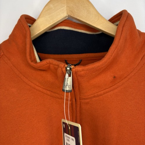 NWD Men’s Arrow Burnt Orange 1/4 Zip Knit Pullover 3XL - photo 4