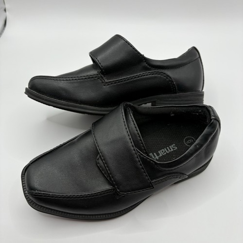 Smartfit Boys Black Oxford Dress Shoes Size 6 Lace-Free - photo 2