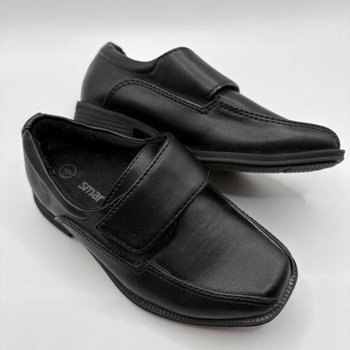Smartfit Boys Black Oxford Dress Shoes Size 6 Lace-Free - photo 3
