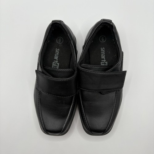 Smartfit Boys Black Oxford Dress Shoes Size 6 Lace-Free - photo 5