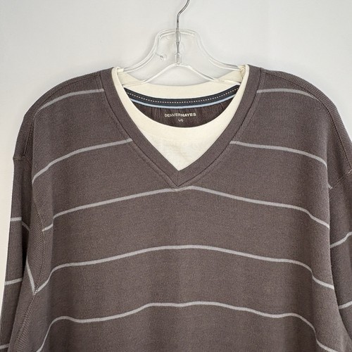 NWT Denver Hayes Men’s 100% Cotton Long Sleeve Knit Sweater - photo 2