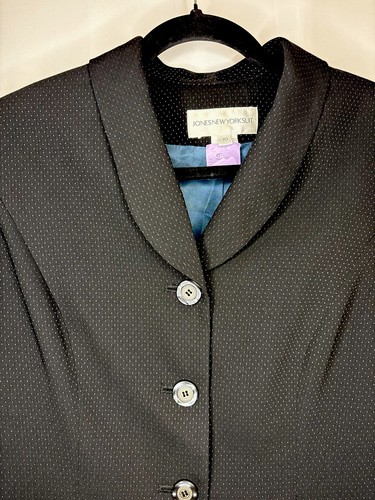 JONES NEW YORK Women's Blazer Size 10 Dark Navy - photo 2