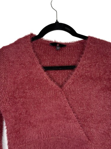 NOBO Women’s Cropped Angora/Mohair Look Sweater, Size Medium - photo 2