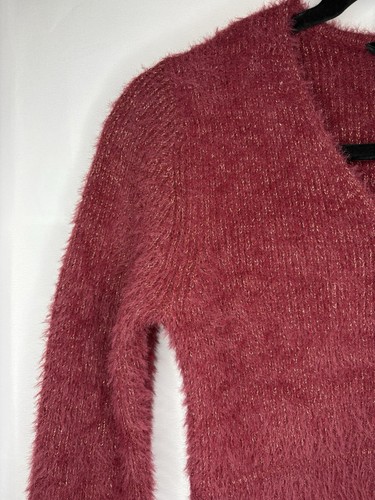 NOBO Women’s Cropped Angora/Mohair Look Sweater, Size Medium - photo 3