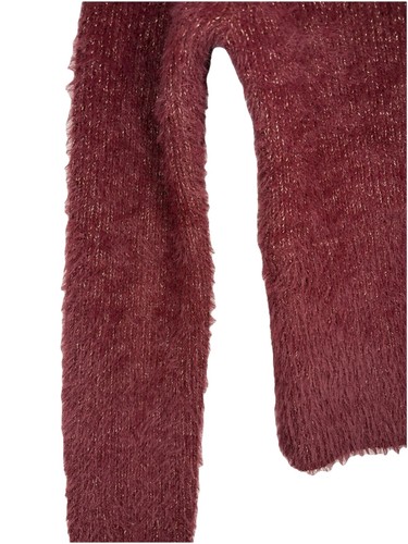 NOBO Women’s Cropped Angora/Mohair Look Sweater, Size Medium - photo 5