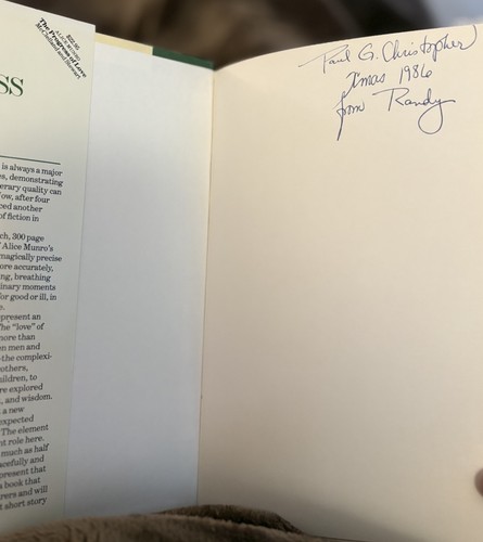 THE PROGRESS of LOVE By ALICE MUNRO, 1986 Edition - photo 4