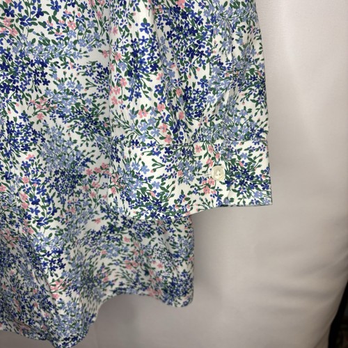 Vintage LL Bean Women's Floral Shirt Plus Size 1X - photo 4