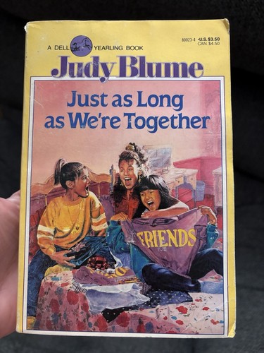 VINTAGE JUDY BLUME YOUNG ADULT BOOK Just As Long As We’re Togeth