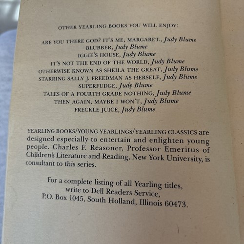 VINTAGE JUDY BLUME YOUNG ADULT BOOK Just As Long As We’re Togeth - photo 3