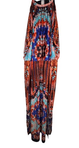 JBS Women’s TALL PLUS Size 2X Vibrant Multicolor Maxi Dress