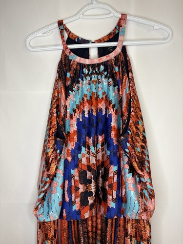 JBS Women’s TALL PLUS Size 2X Vibrant Multicolor Maxi Dress - photo 2