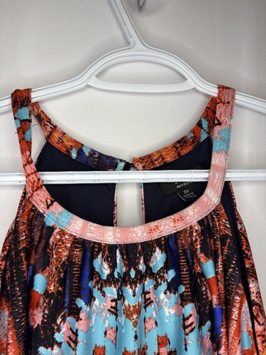 JBS Women’s TALL PLUS Size 2X Vibrant Multicolor Maxi Dress - photo 3