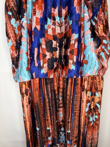 JBS Women’s TALL PLUS Size 2X Vibrant Multicolor Maxi Dress - photo 4