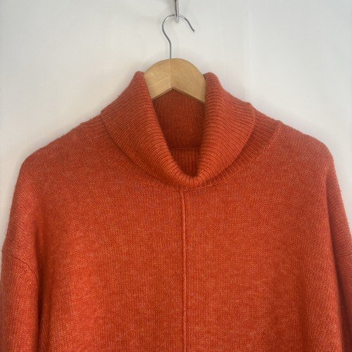 Rachel Zoe Women’s Sweater Dark Orange Cowl Neck Size XL - photo 2