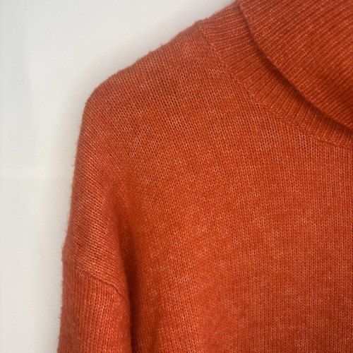 Rachel Zoe Women’s Sweater Dark Orange Cowl Neck Size XL - photo 3