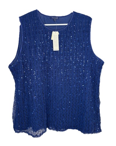 ENCORE REITMANS Women’s PLUS SIZE 3X Sequin Tank