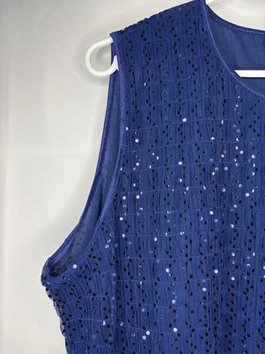 ENCORE REITMANS Women’s PLUS SIZE 3X Sequin Tank - photo 4
