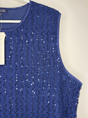 ENCORE REITMANS Women’s PLUS SIZE 3X Sequin Tank - photo 5