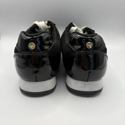 Michael Kors Girls Black & Gold Running Sneakers Size 3 - photo 4