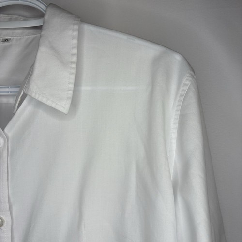 Women’s White Button Up Collared Uniform Blouse/Shirt XL - photo 4