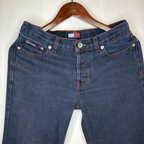 Vintage Tommy Hilfiger Dark Blue Bootcut Jeans Size 27 - photo 2