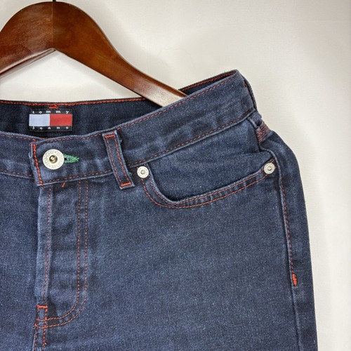 Vintage Tommy Hilfiger Dark Blue Bootcut Jeans Size 27 - photo 4
