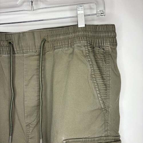 H&M Men’s Cotton Snap Pocket Cargo Pants Drawstring Medium - photo 4
