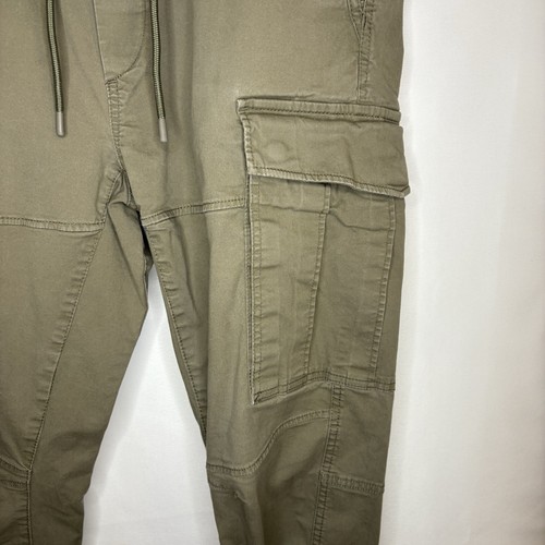 H&M Men’s Cotton Snap Pocket Cargo Pants Drawstring Medium - photo 5