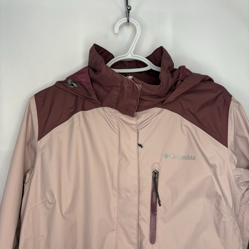 Columbia Women’s Spring Rain Windbreaker Jacket Pink Rose L - photo 3