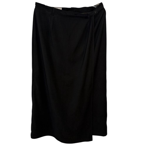 VINTAGE TABI INTERNATIONAL Women’s Faux Suede Wrap Skirt