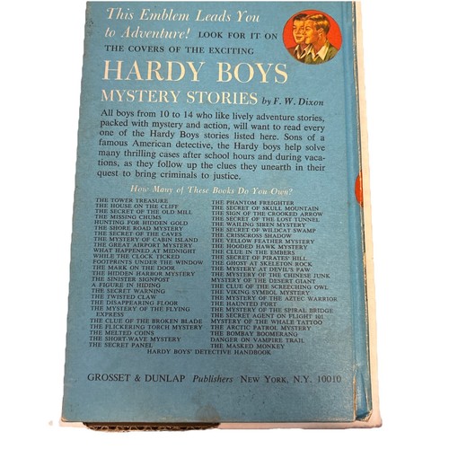 VINTAGE FRANKLIN W. DIXON HARDY BOYS MYSTERY #27 The Secret Of S - photo 2