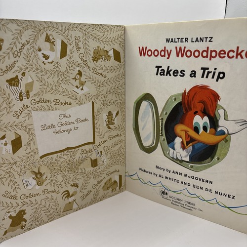 Woody Woodpecker Takes a Trip Walter Lantz Little Golden Book 19 - photo 3