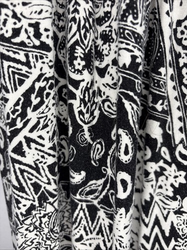 Mario Serrani Women’s Summer Maxi Dress Black & White Print Size - photo 5