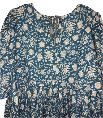 BulliBucci Plus Size 2XL Women’s Sundress Light Blue & White Flo - photo 3